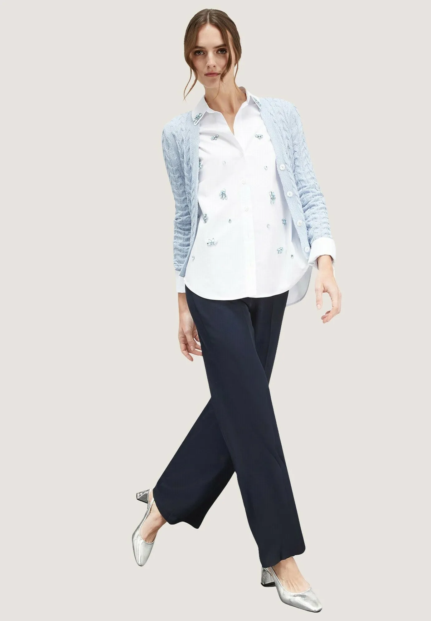 CON LAVORAZIONE A TRECCE - Cardigan