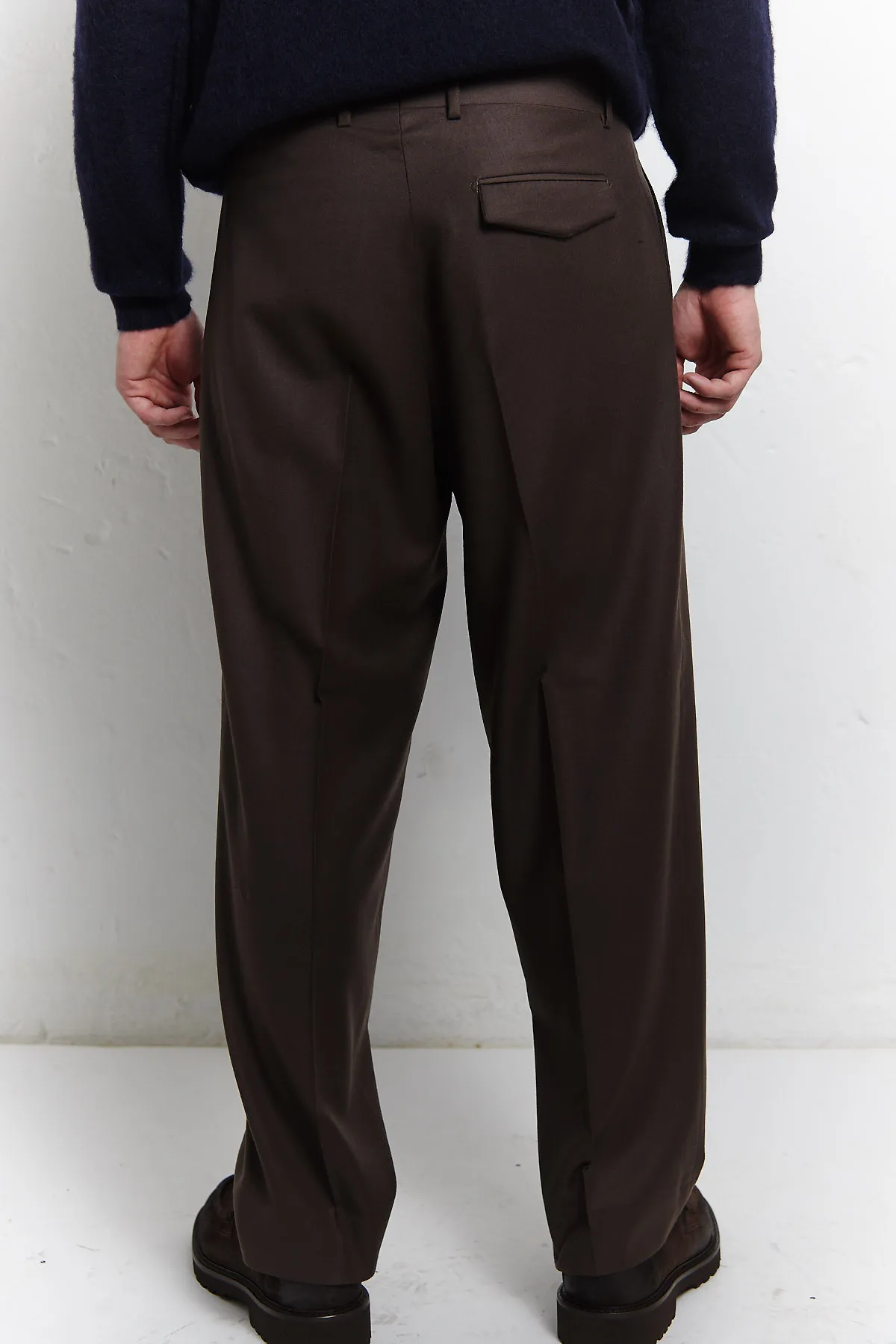 Costumein Pantalone in lana con pinces