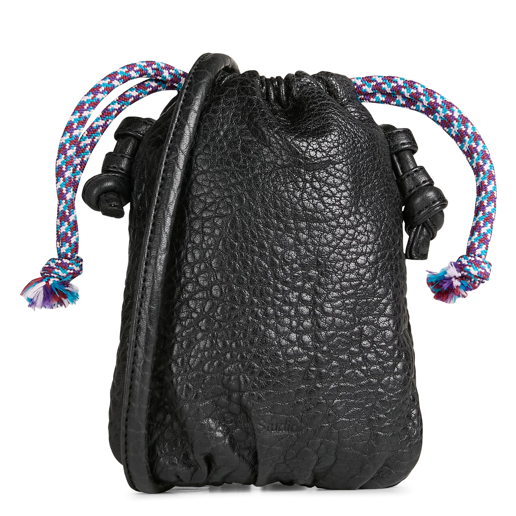  CRAIE   MILLI - Borsa a tracolla in pelle craquelé | Nero