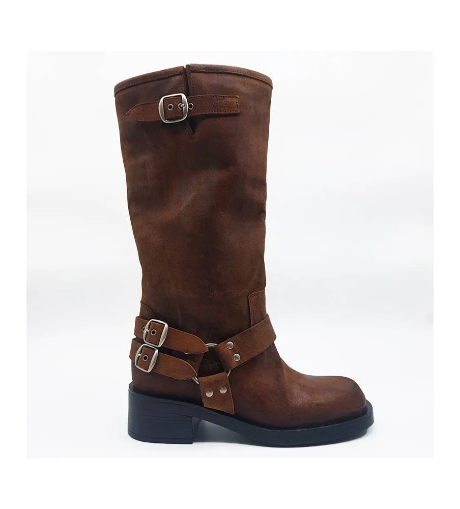 Creative Stivale 14723 Crosta Marrone