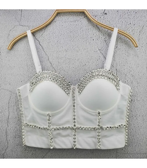Crop Top Diamond Chain