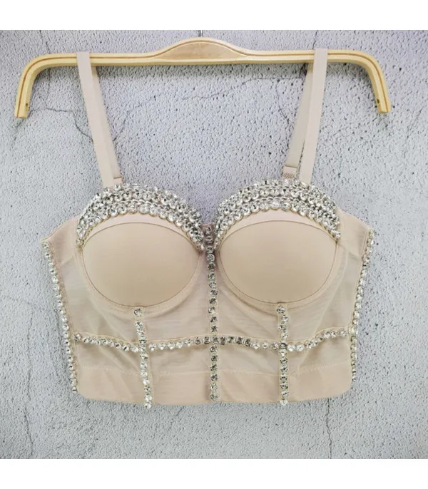 Crop Top Diamond Chain