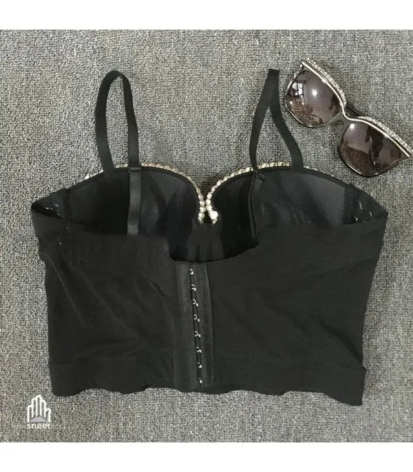 Crop Top Diamond Chain
