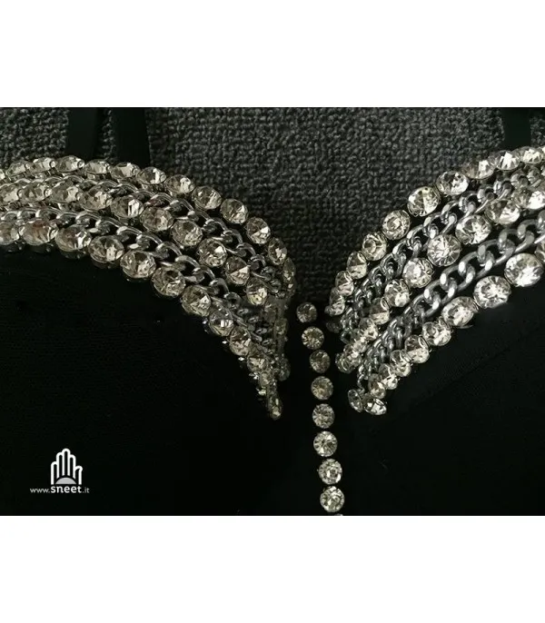 Crop Top Diamond Chain