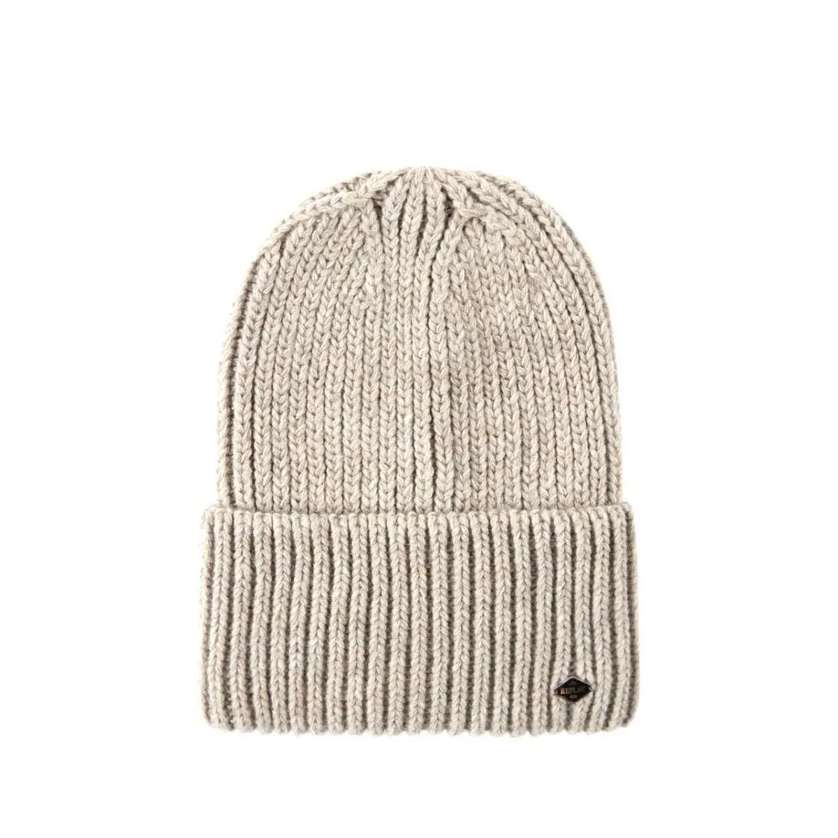 Cuffia In Misto Lana Sand