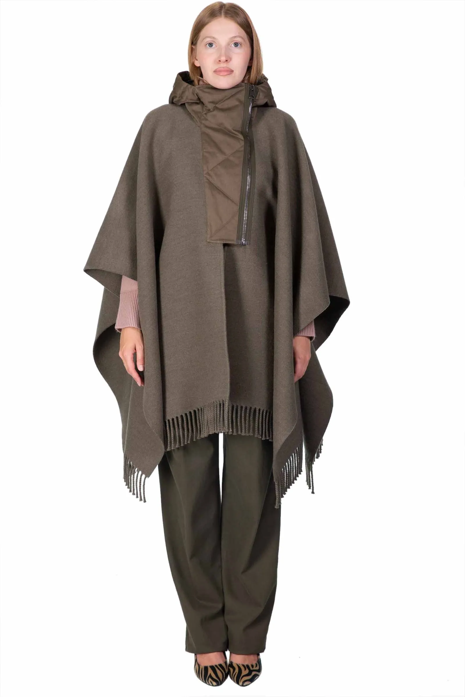 DONDUP Poncho in lana