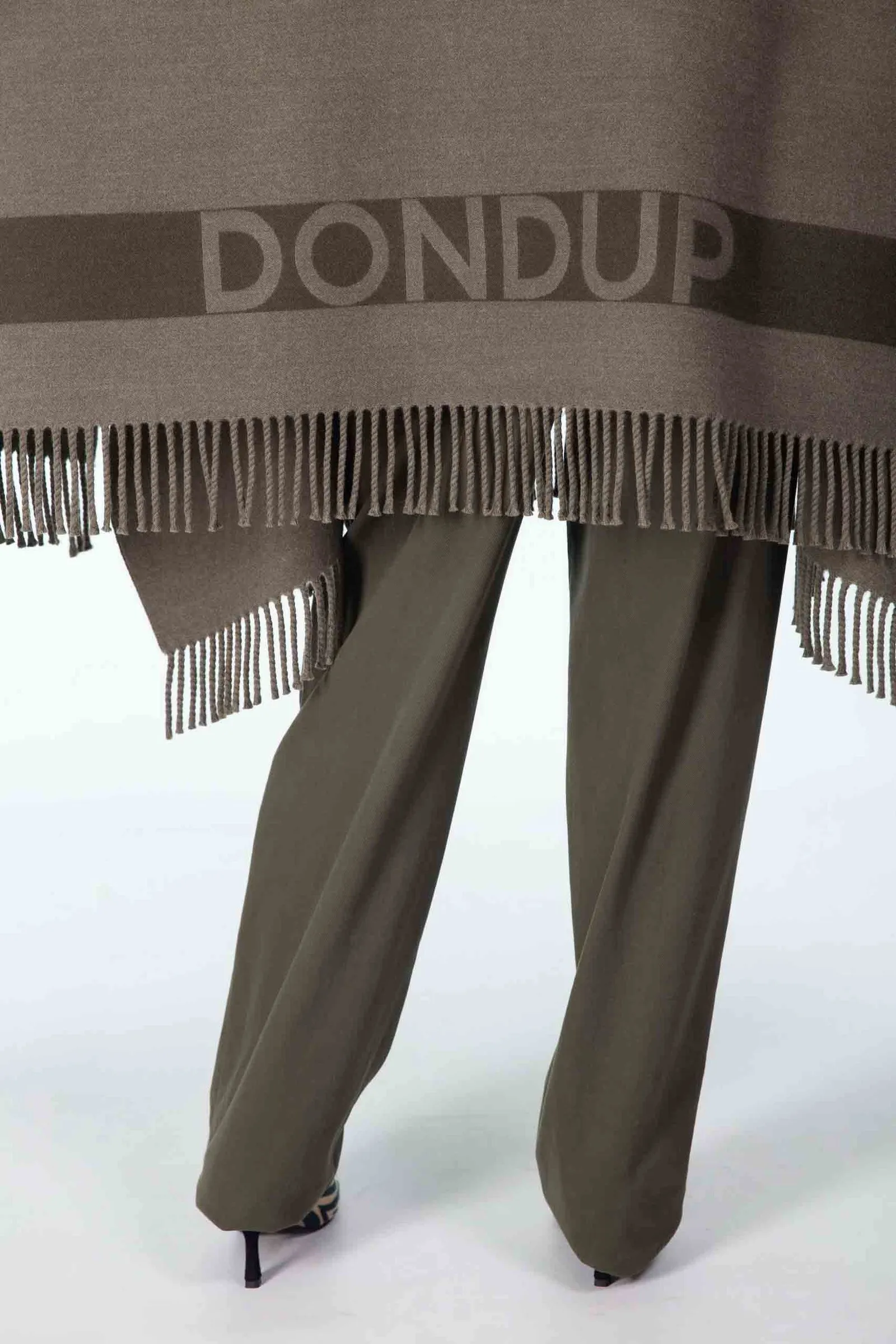 DONDUP Poncho in lana