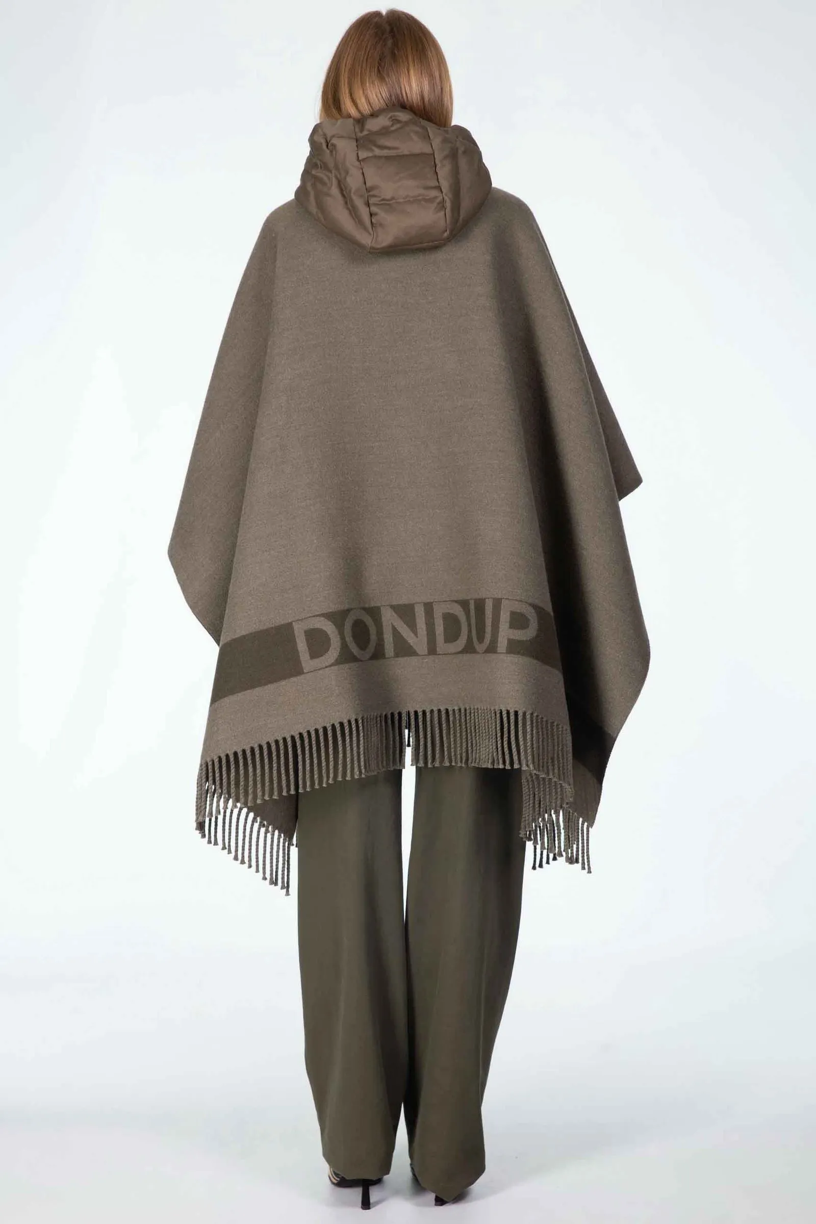 DONDUP Poncho in lana