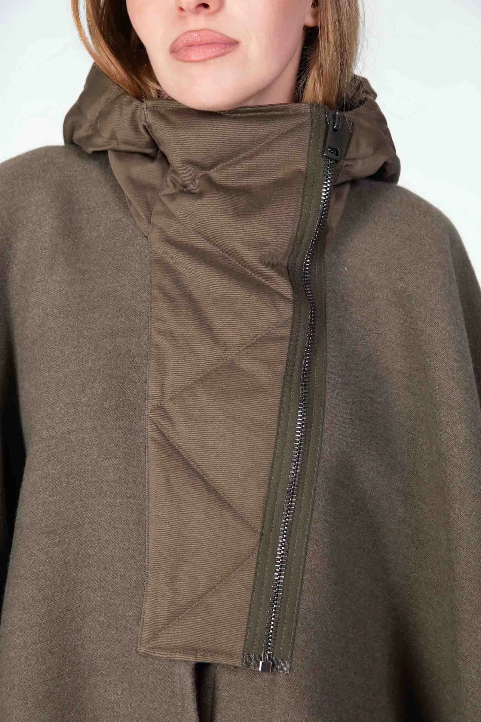 DONDUP Poncho in lana