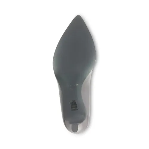 Décolleté in pelle bordeaux