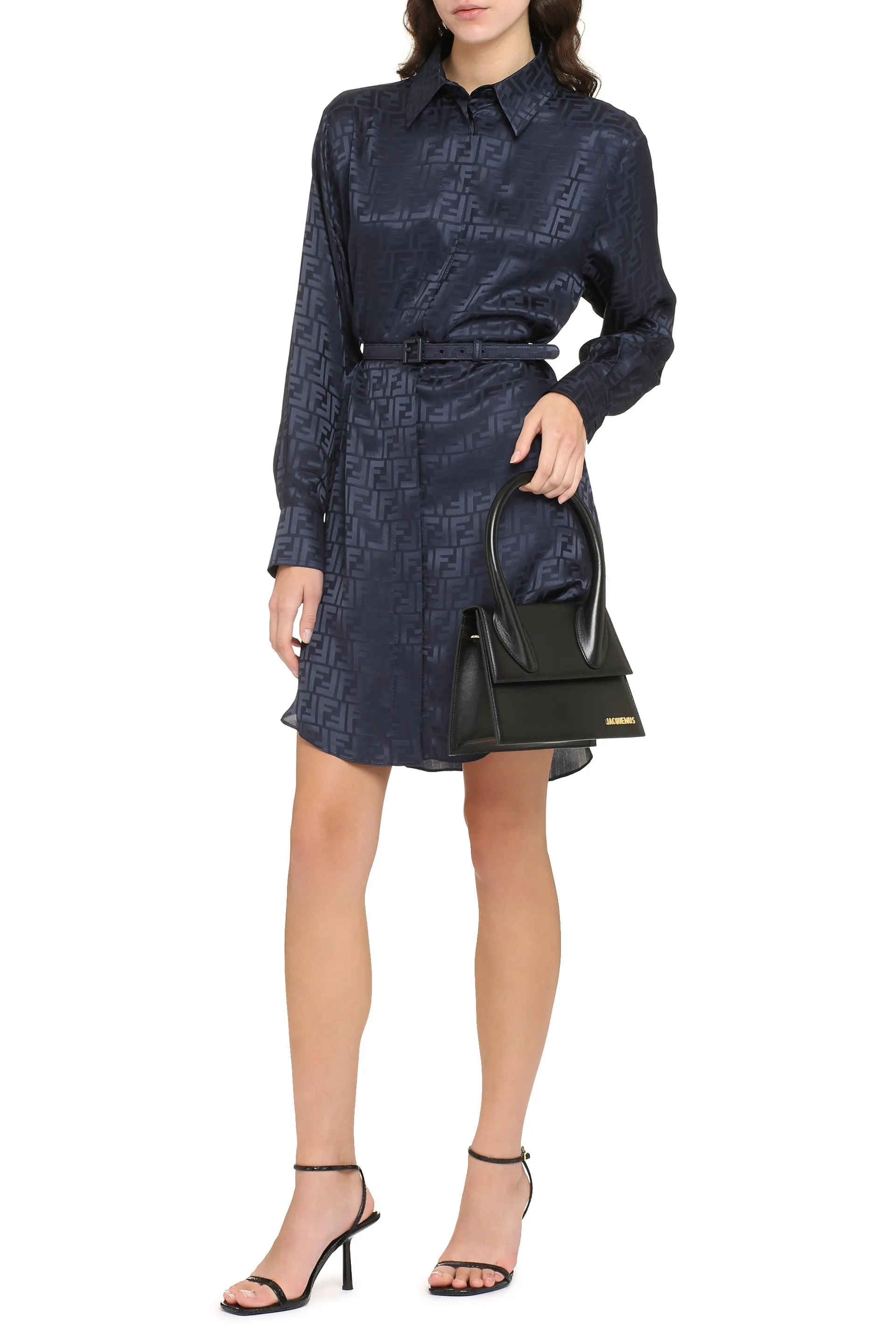 Fendi Abito chemisier in seta