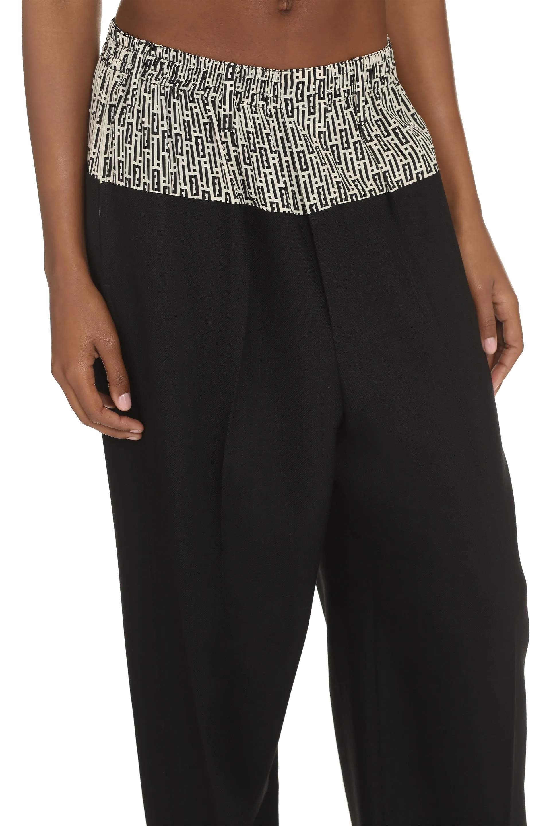 Fendi Friends of Fendi - Pantaloni in misto lana