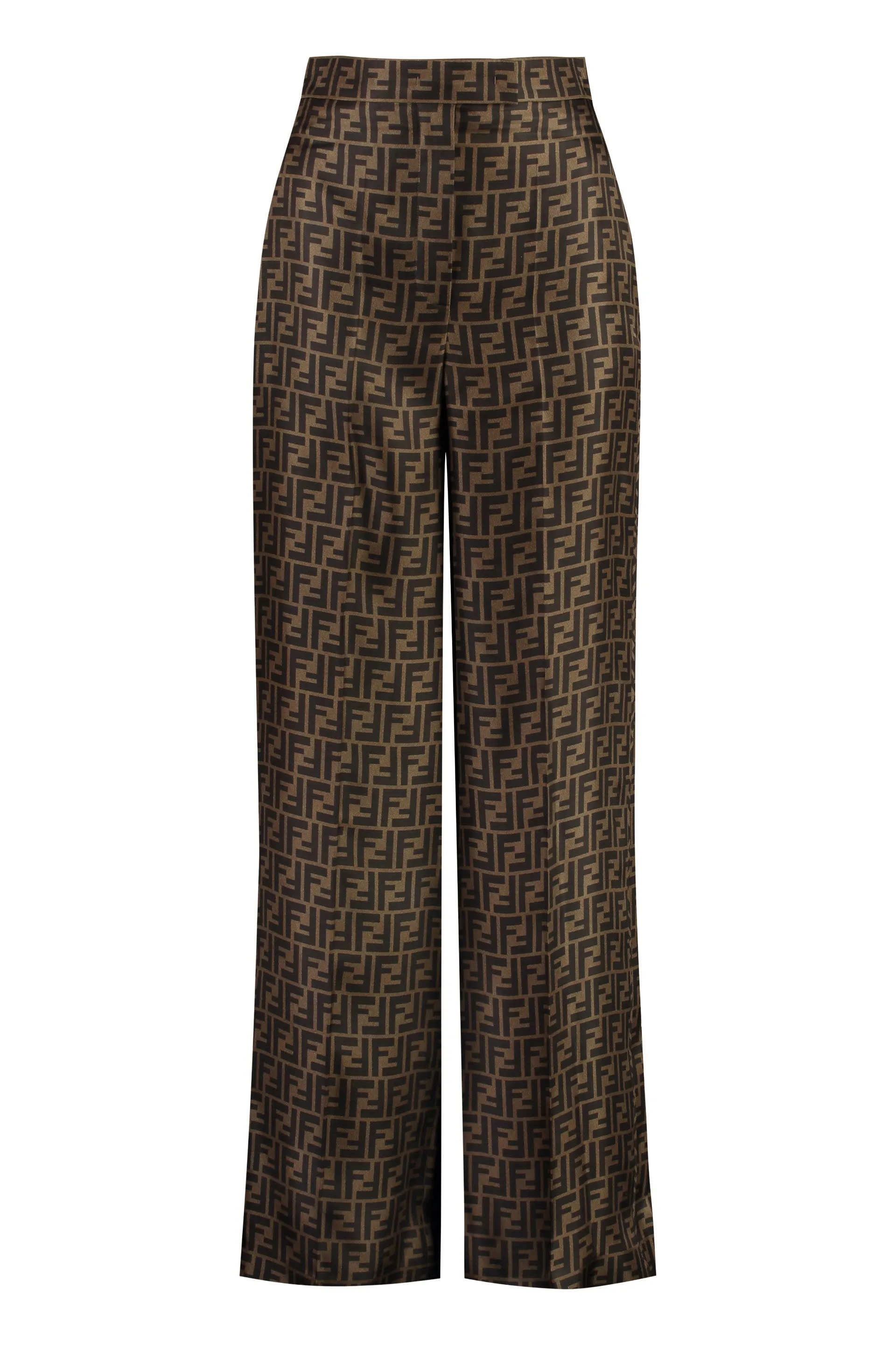 Fendi Pantaloni in seta