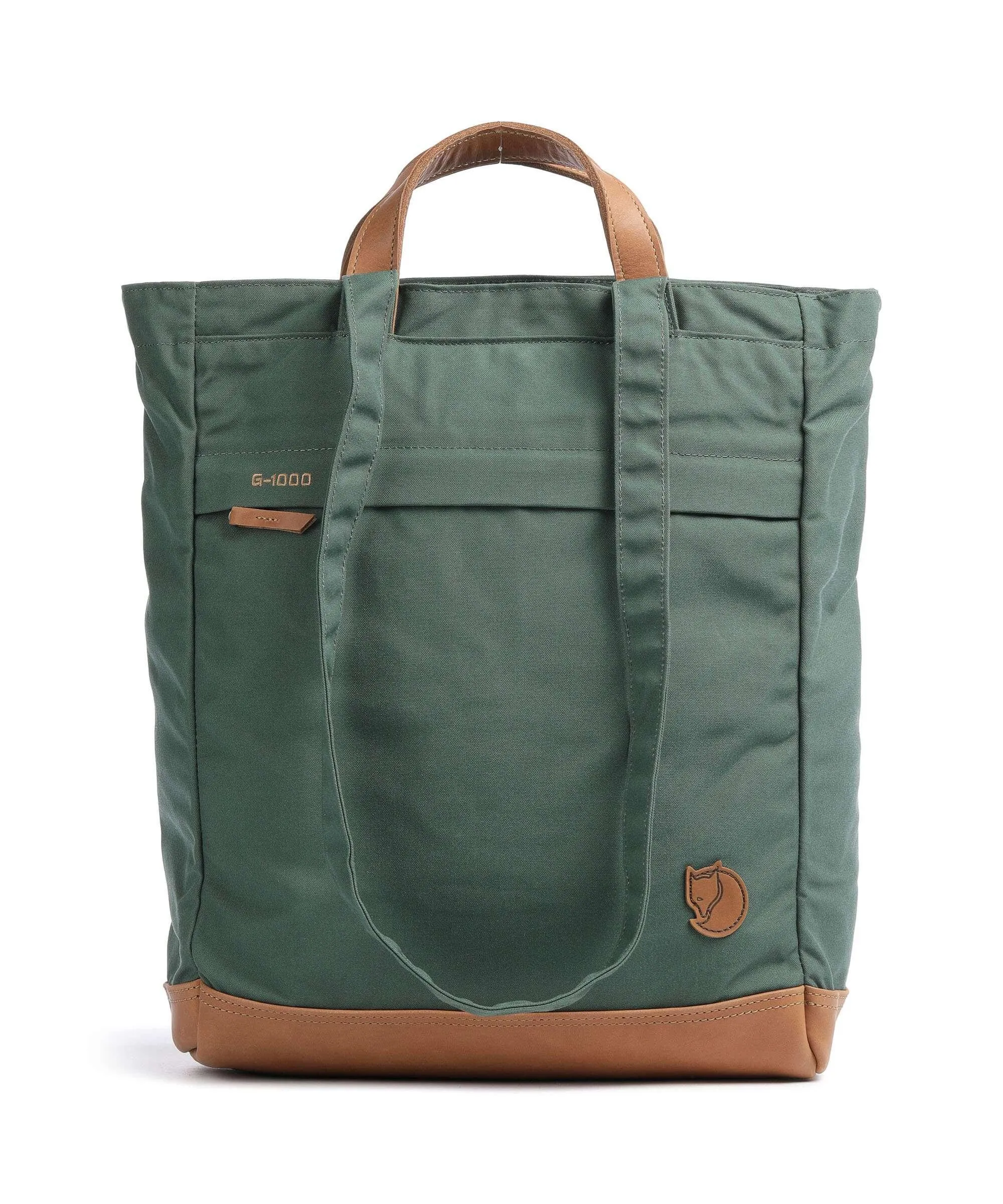  Fjällräven No. 2 Borsa shopper poliestere, cotone biologico verde scuro  