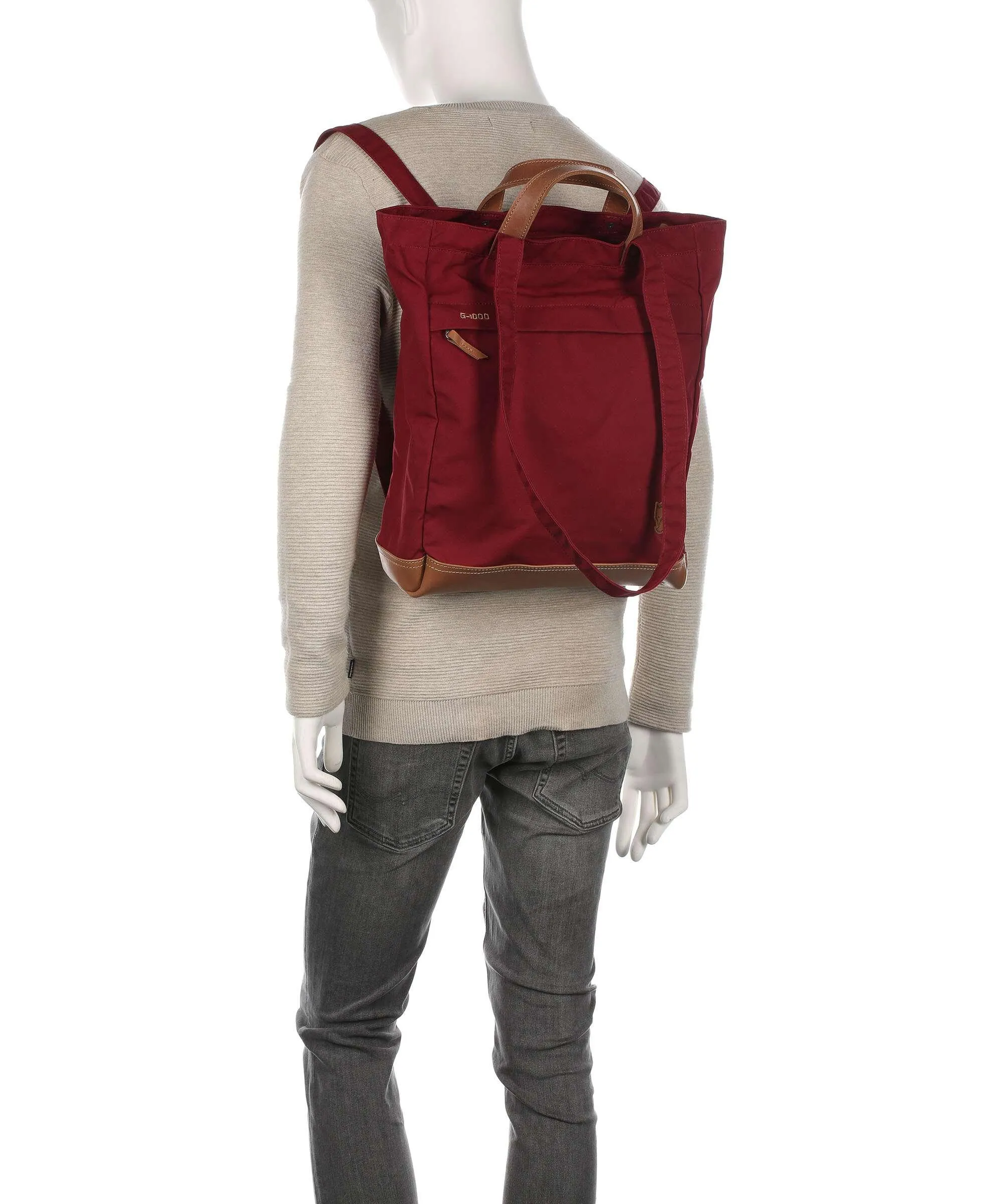  Fjällräven No. 2 Borsa shopper poliestere, cotone biologico verde scuro  