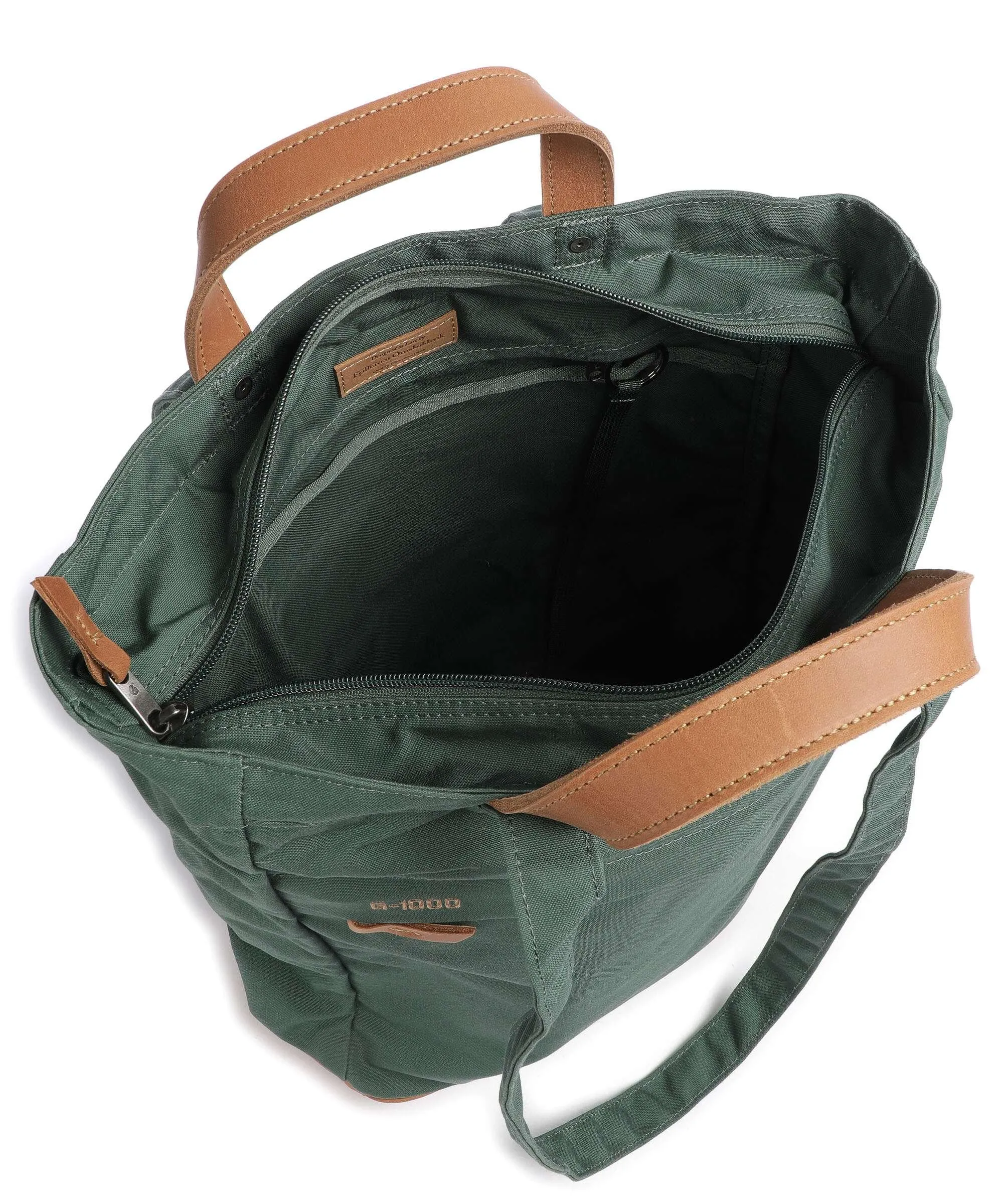  Fjällräven No. 2 Borsa shopper poliestere, cotone biologico verde scuro  