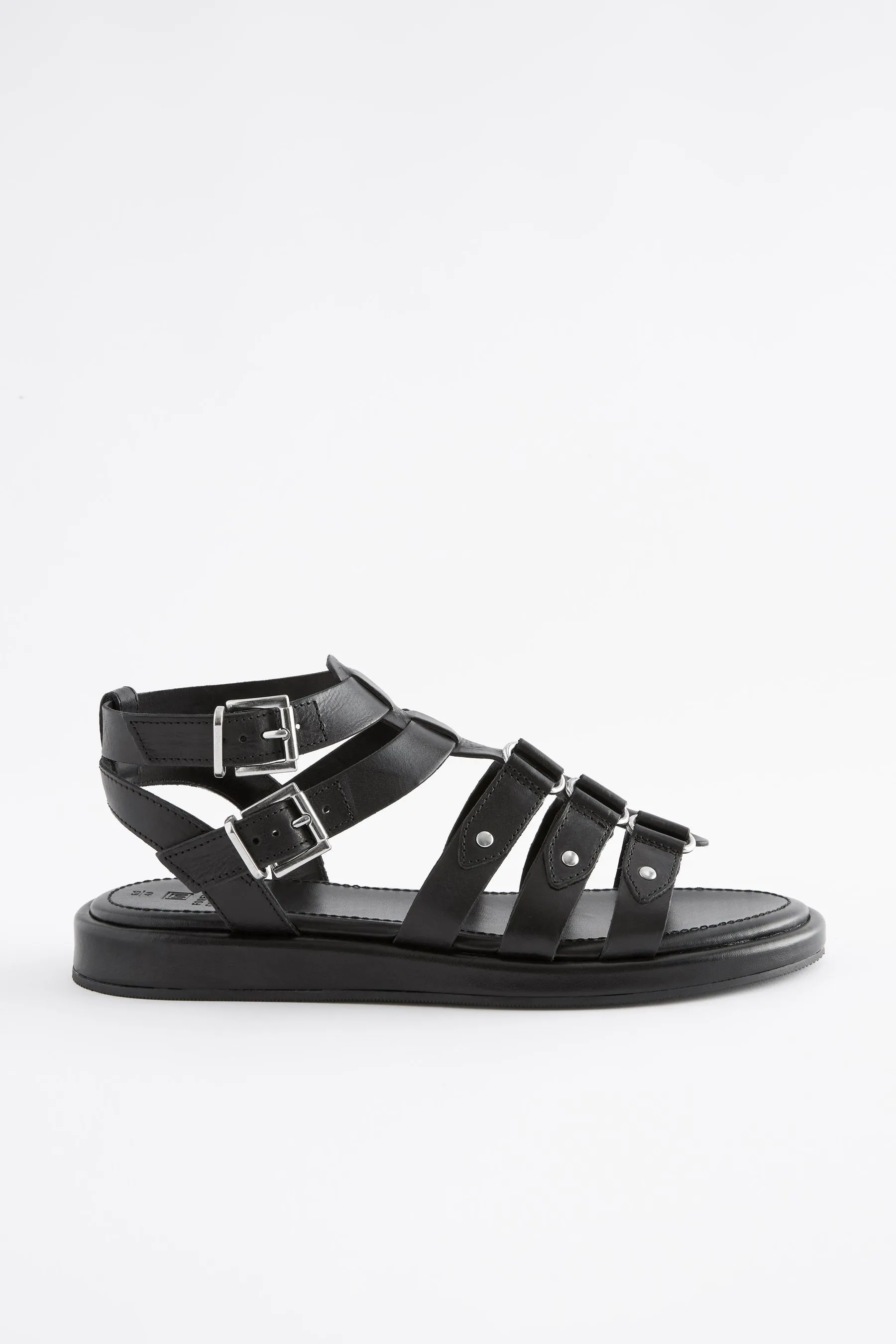 Forever Comfort® - Sandali stile gladiatore in pelle