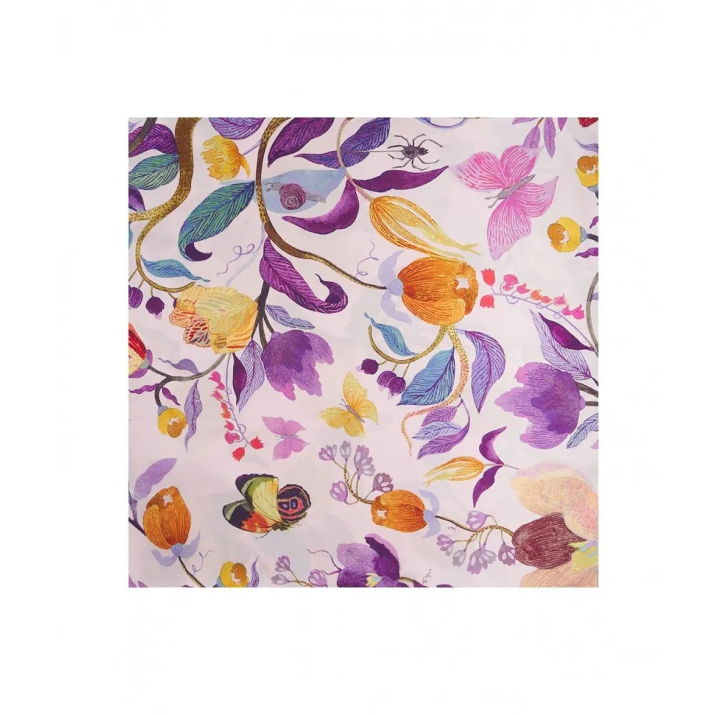 Foulard in seta viola