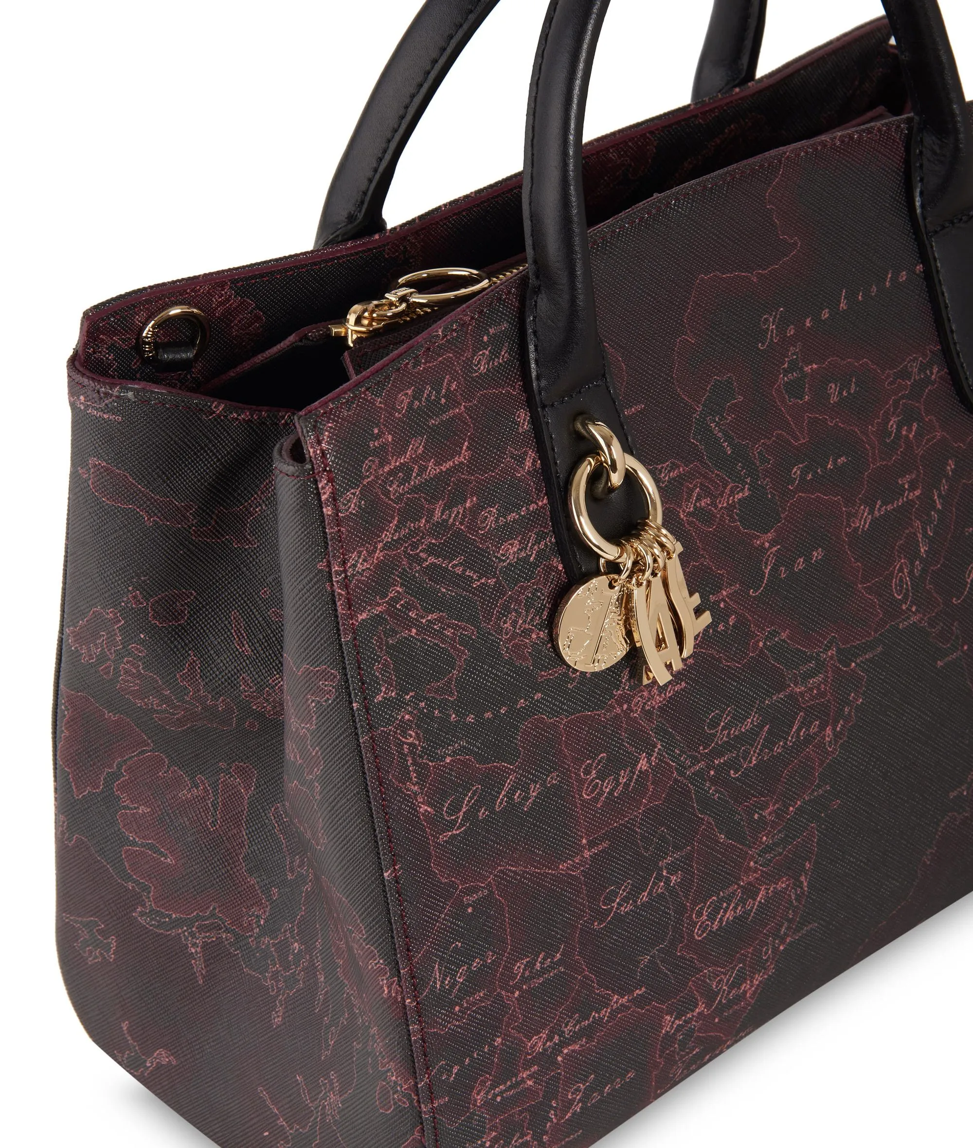 Geo rosewood borsa a mano media bordeaux