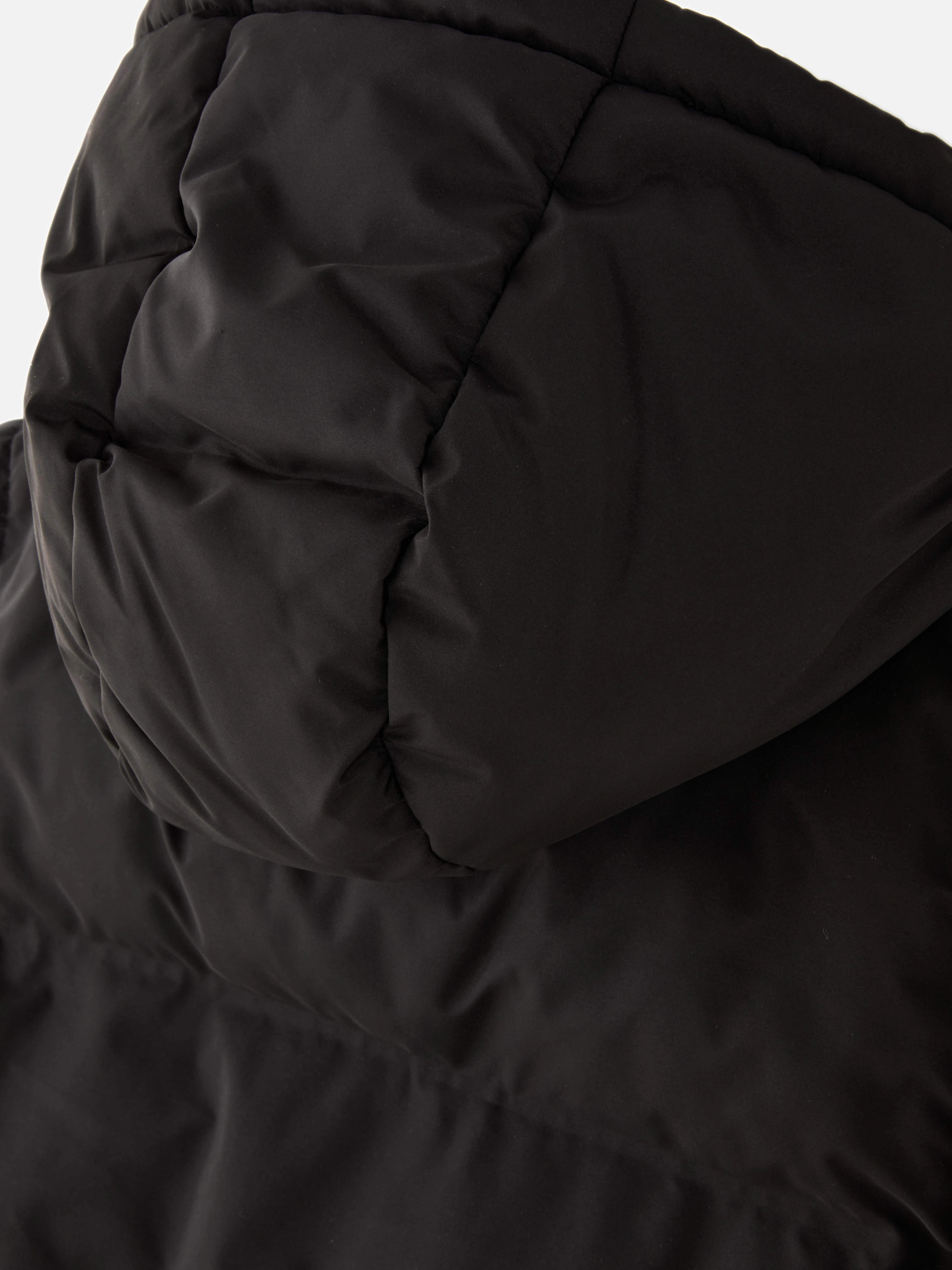 Gilet imbottito con cappuccio