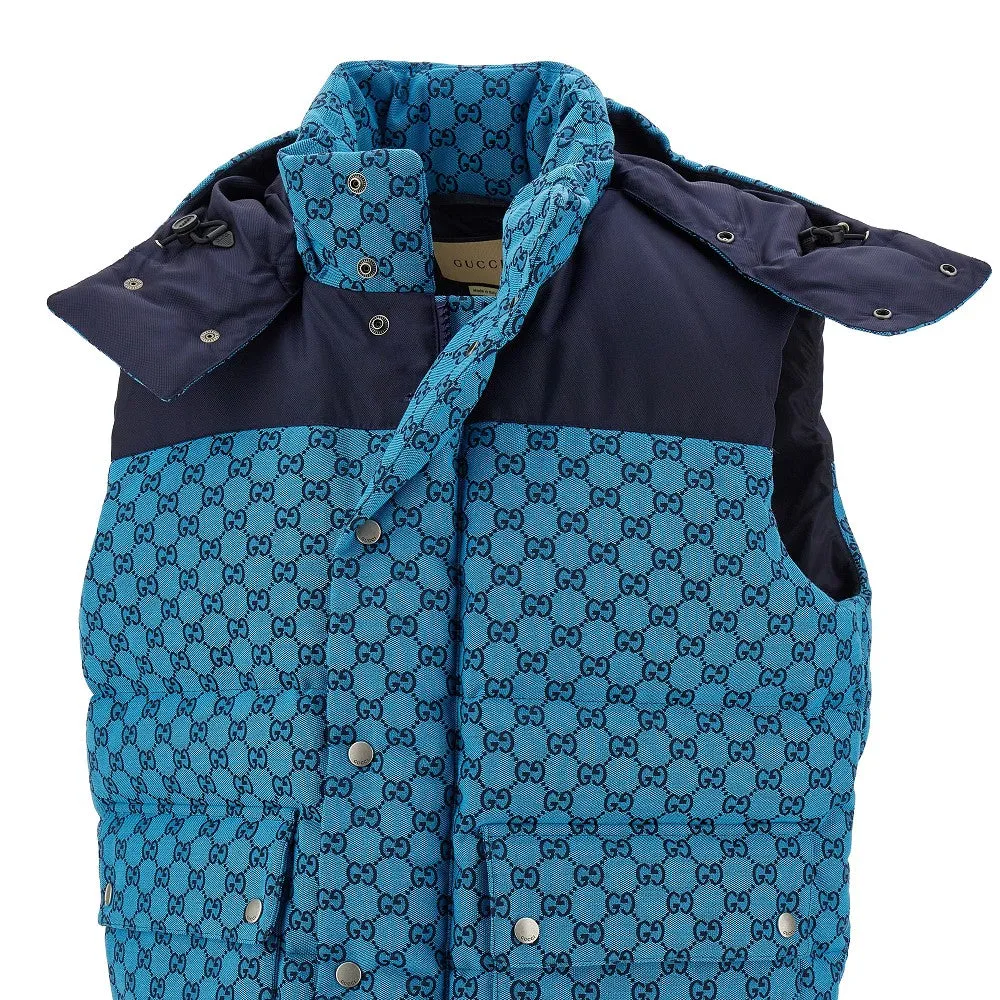 Gilet imbottito in tessuto GG