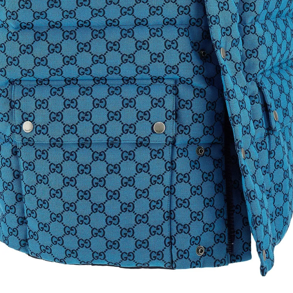 Gilet imbottito in tessuto GG