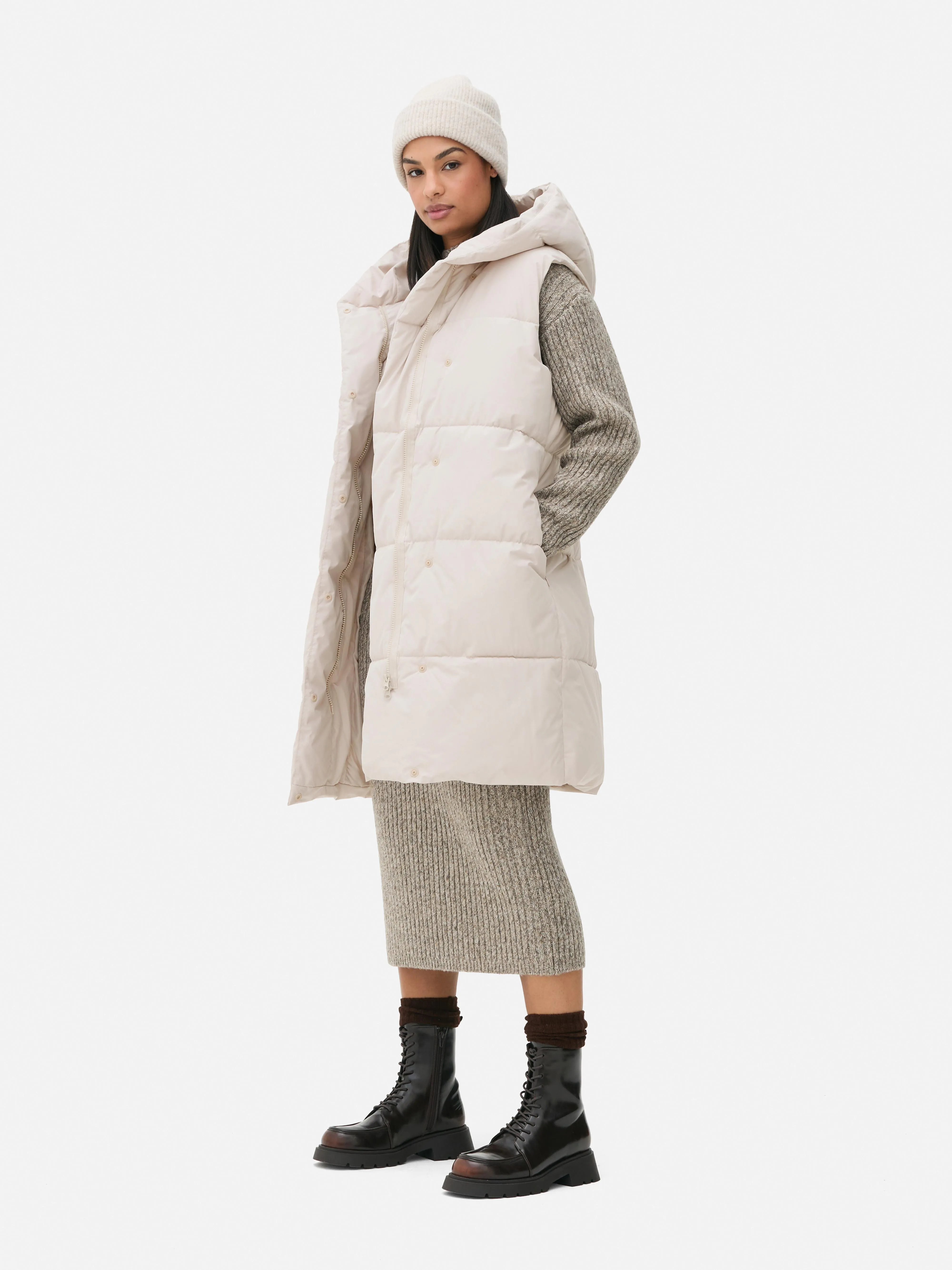 Gilet imbottito incrociato