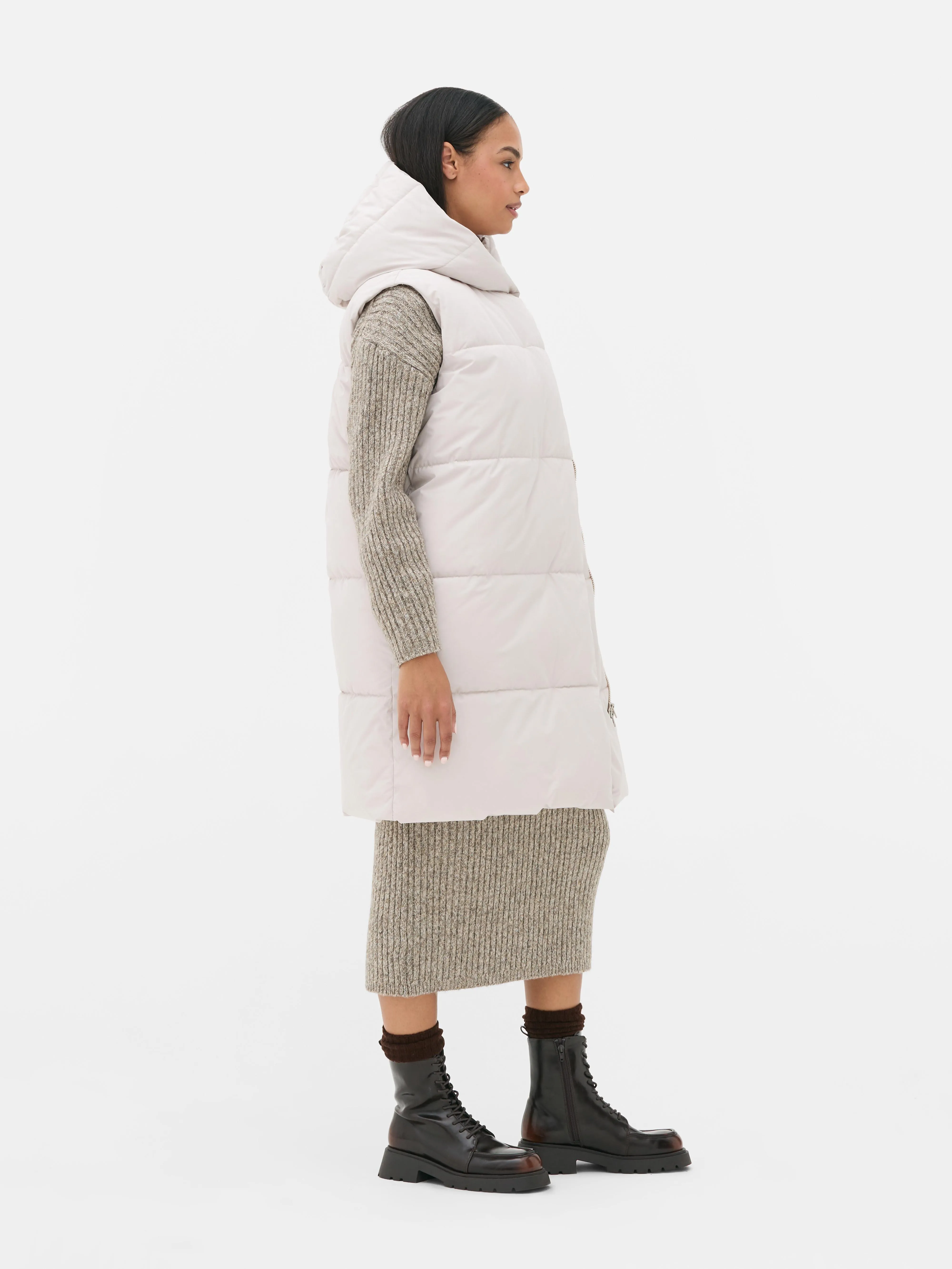 Gilet imbottito incrociato