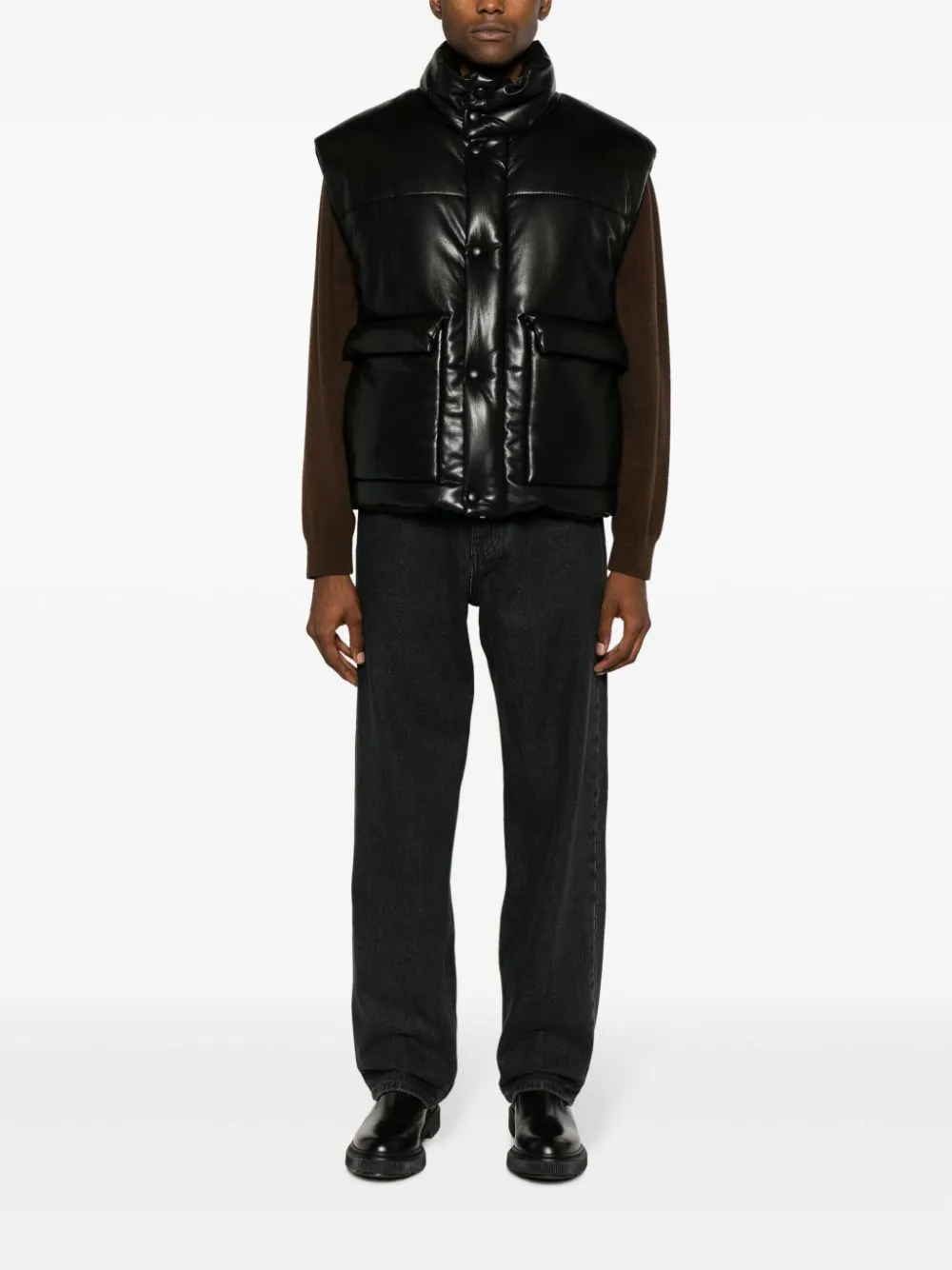 Gilet imbottito Jovan in nero - uomo
