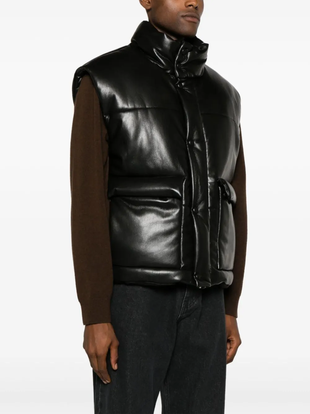 Gilet imbottito Jovan in nero - uomo