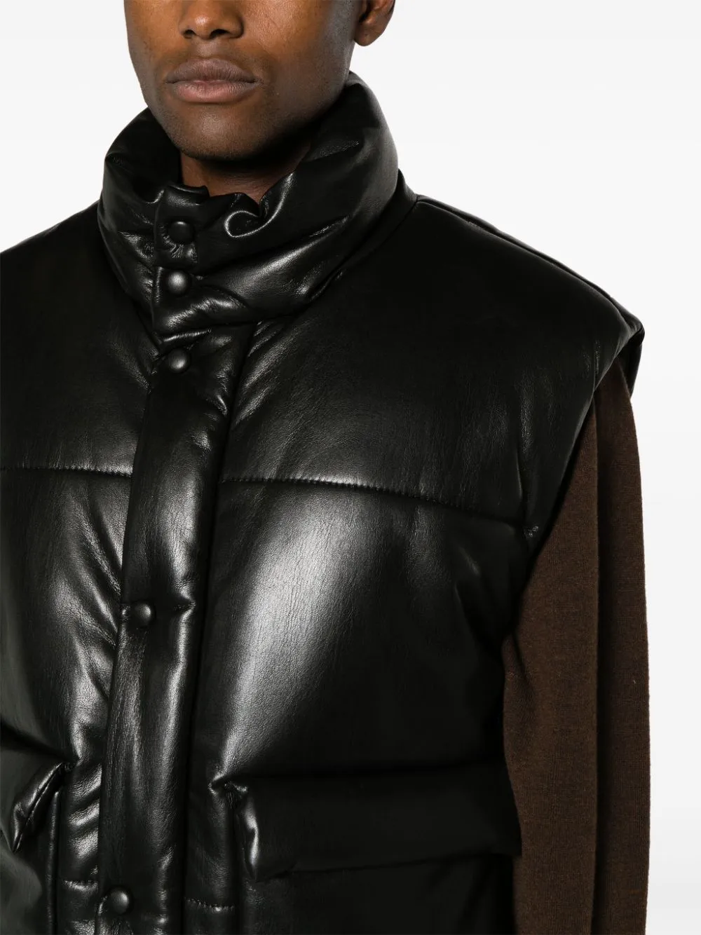 Gilet imbottito Jovan in nero - uomo