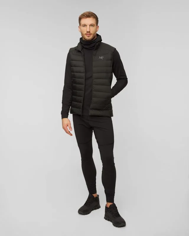 Gilet imbottito nero da uomo Arcteryx Cerium