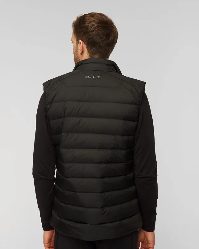Gilet imbottito nero da uomo Arcteryx Cerium