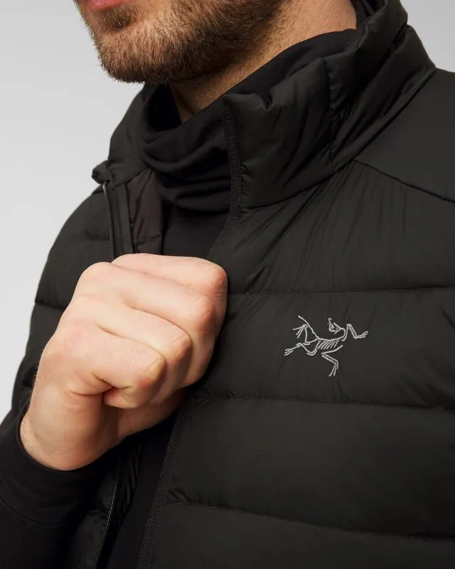 Gilet imbottito nero da uomo Arcteryx Cerium