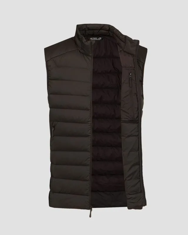 Gilet imbottito nero da uomo Arcteryx Cerium