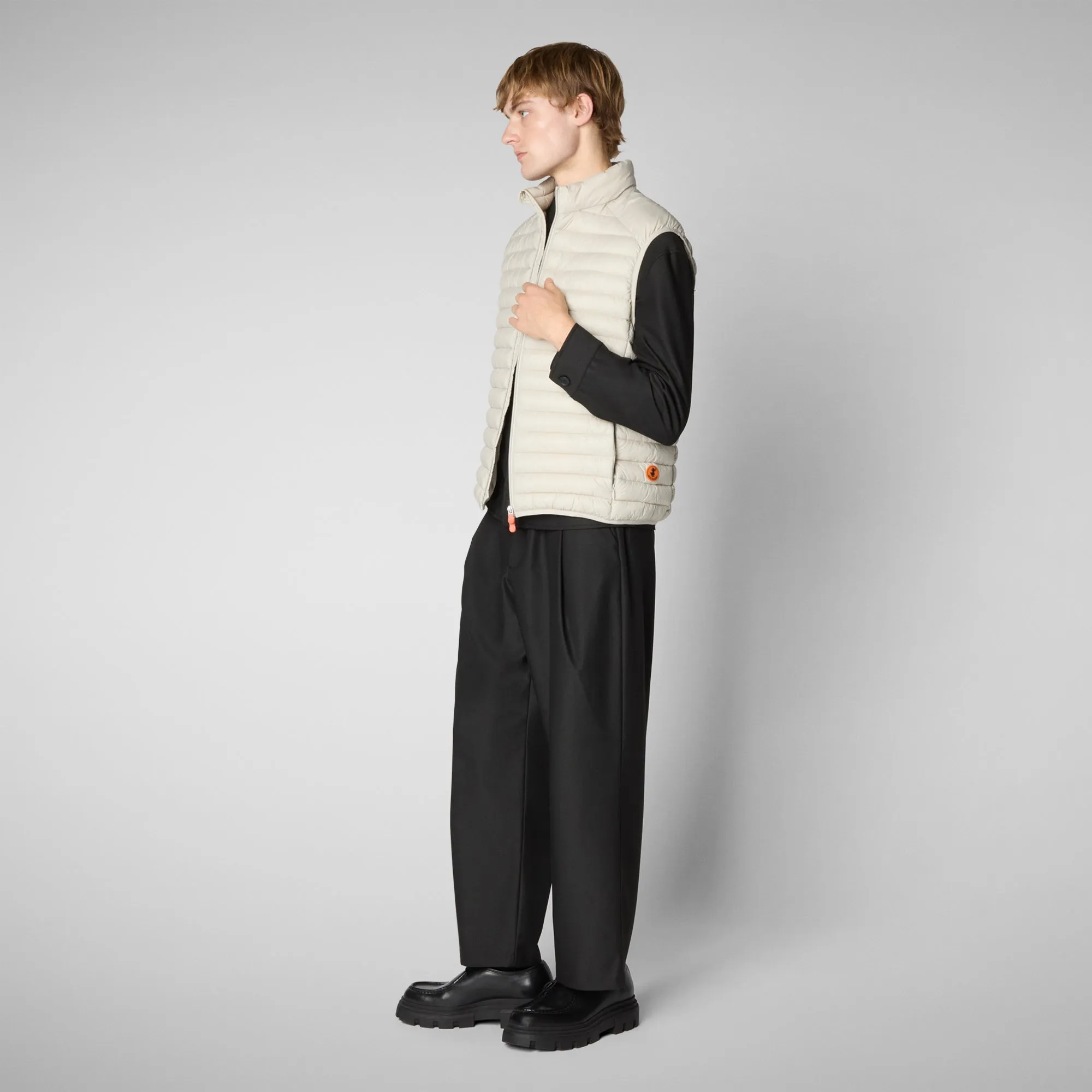 Gilet imbottito uomo Adam Beige chiaro