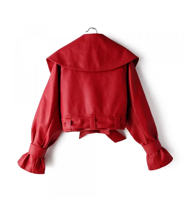 Giubbino ecopelle shortbow