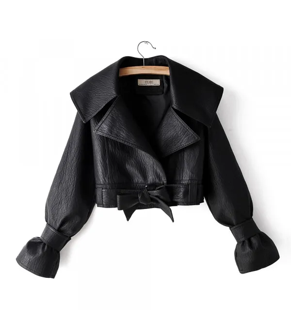 Giubbino ecopelle shortbow