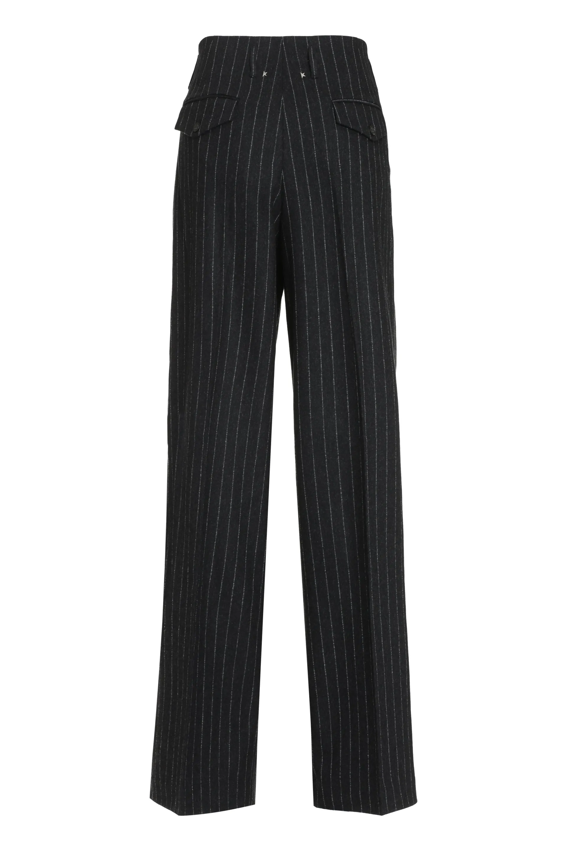 Golden Goose Pantaloni Flavia in lana vergine