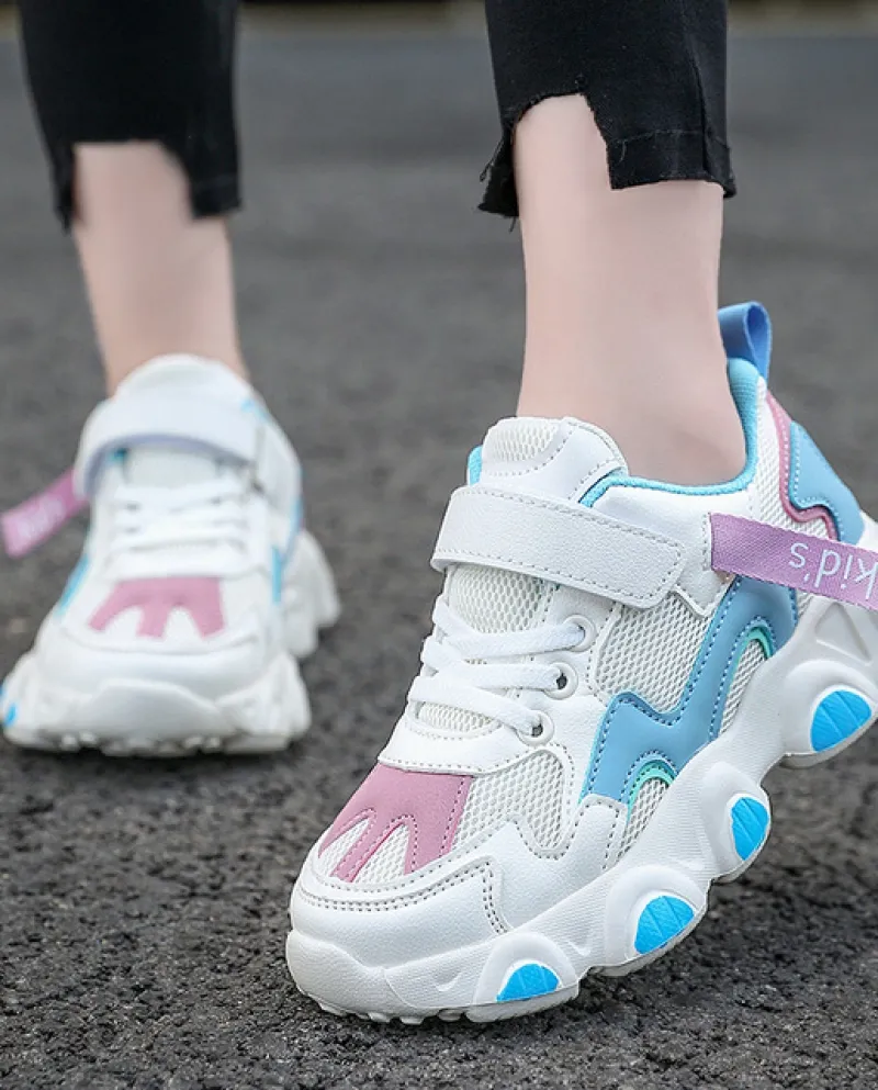 Gthmb Scarpe da Ginnastica per Ragazze in Mesh Scarpe per Bambini Leggere Scarpe da Donna Traspiranti Casual Scarpe da Corsa Spo