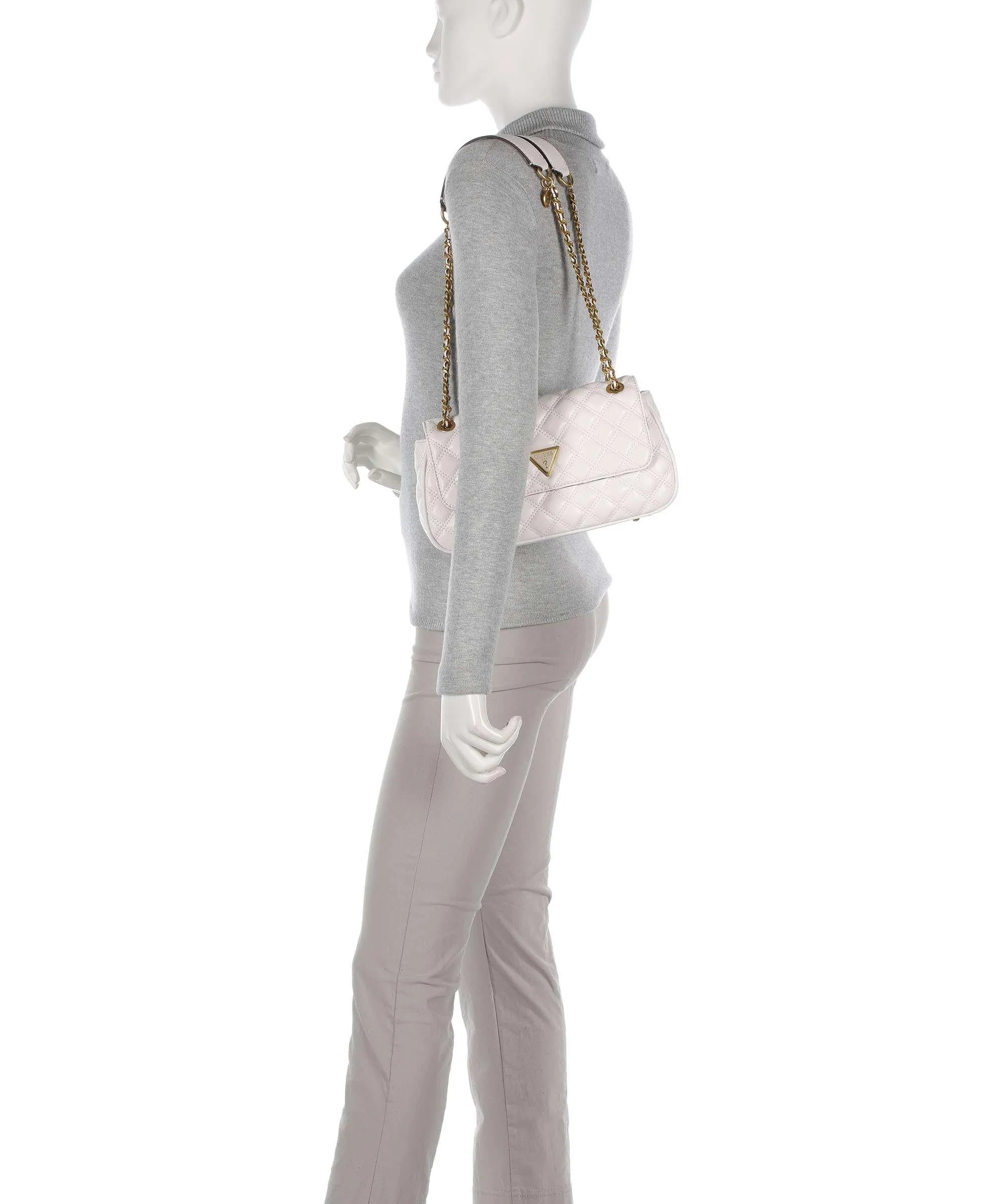  Guess Giully Borsa a spalla pelle sintetica avorio  