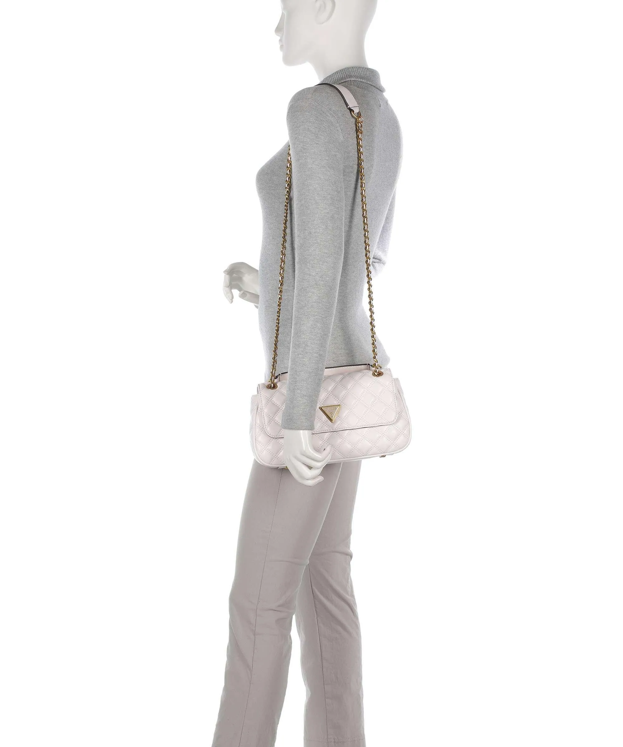  Guess Giully Borsa a spalla pelle sintetica avorio  