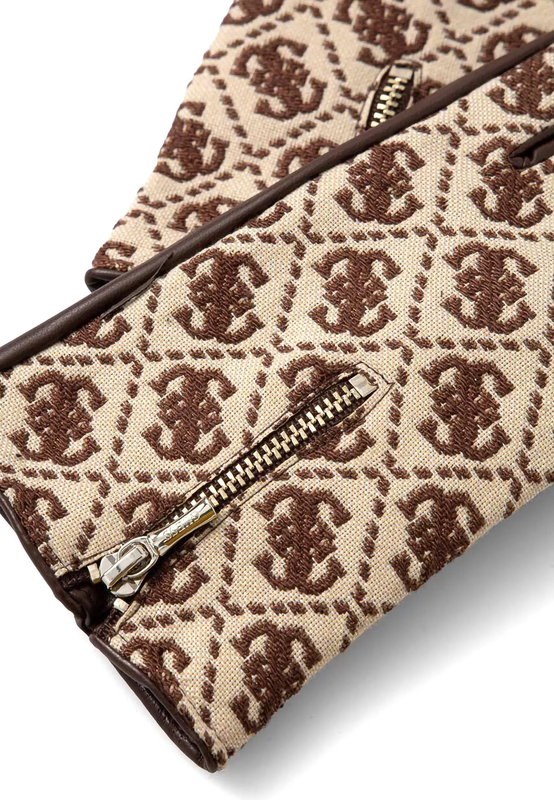 GUESS Guanti Donna Brown Logo AW9921POL02