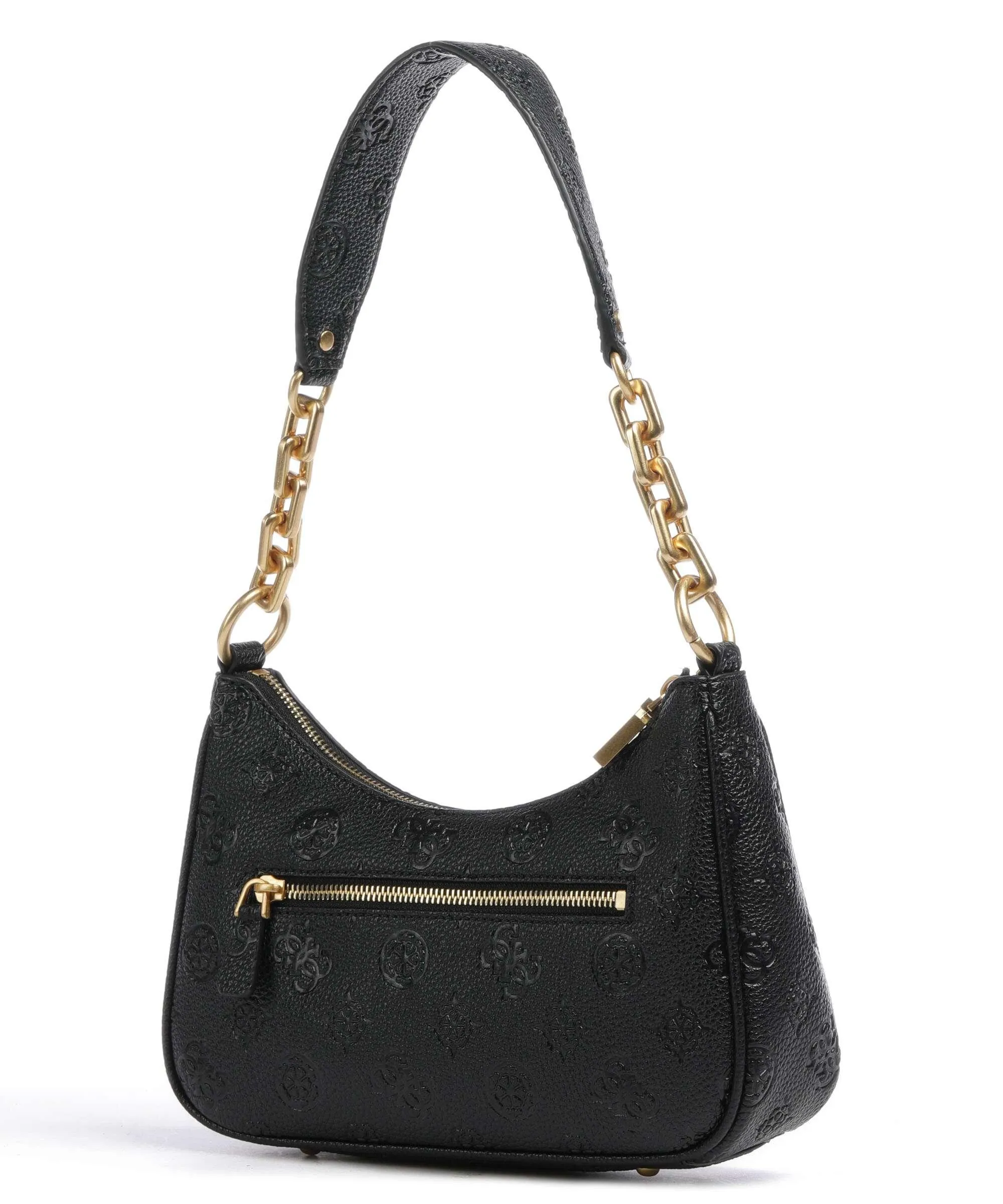  Guess Izzy Peony Borsa a spalla pelle sintetica nero  
