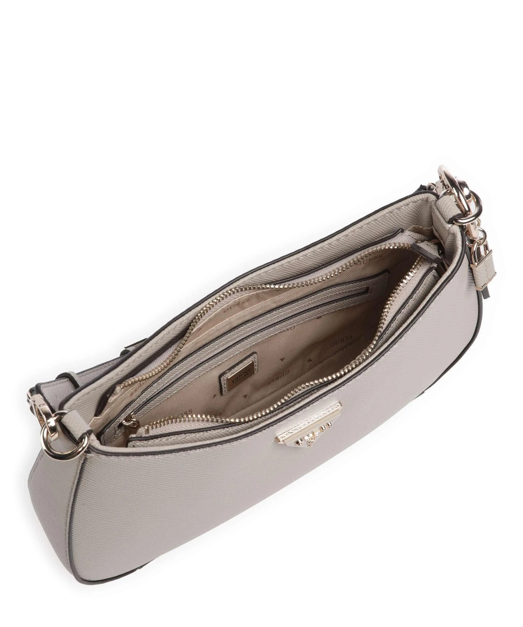  Guess Noelle Borsa a spalla pelle sintetica taupe  