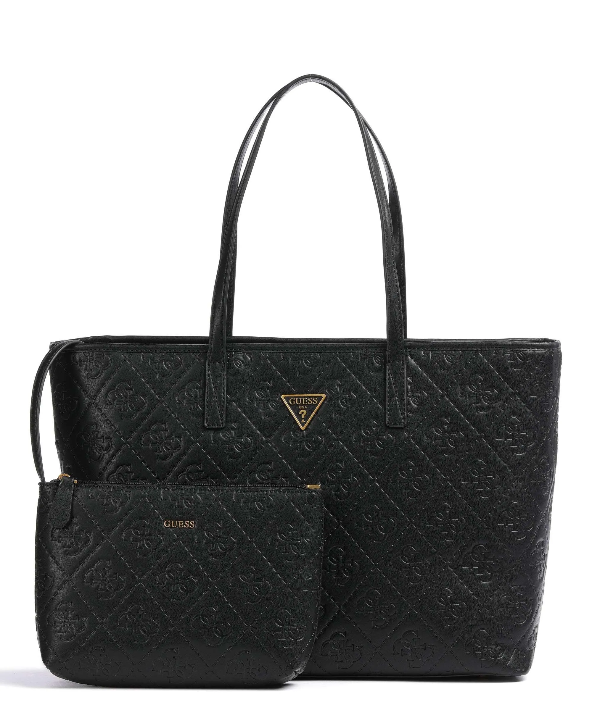  Guess Power Play Borsa shopper 13″ pelle sintetica nero  