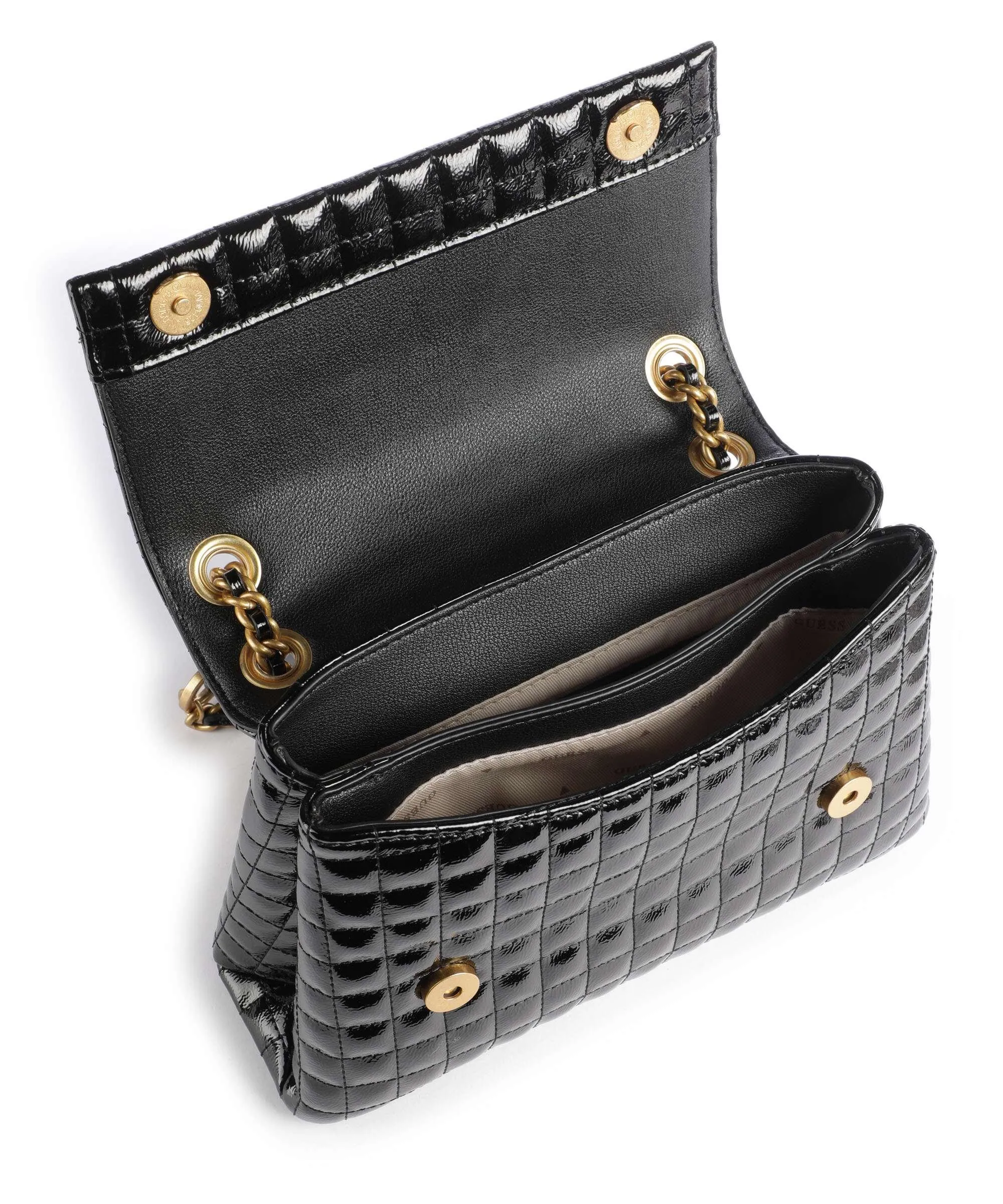  Guess Tia Borsa a spalla pelle sintetica nero  