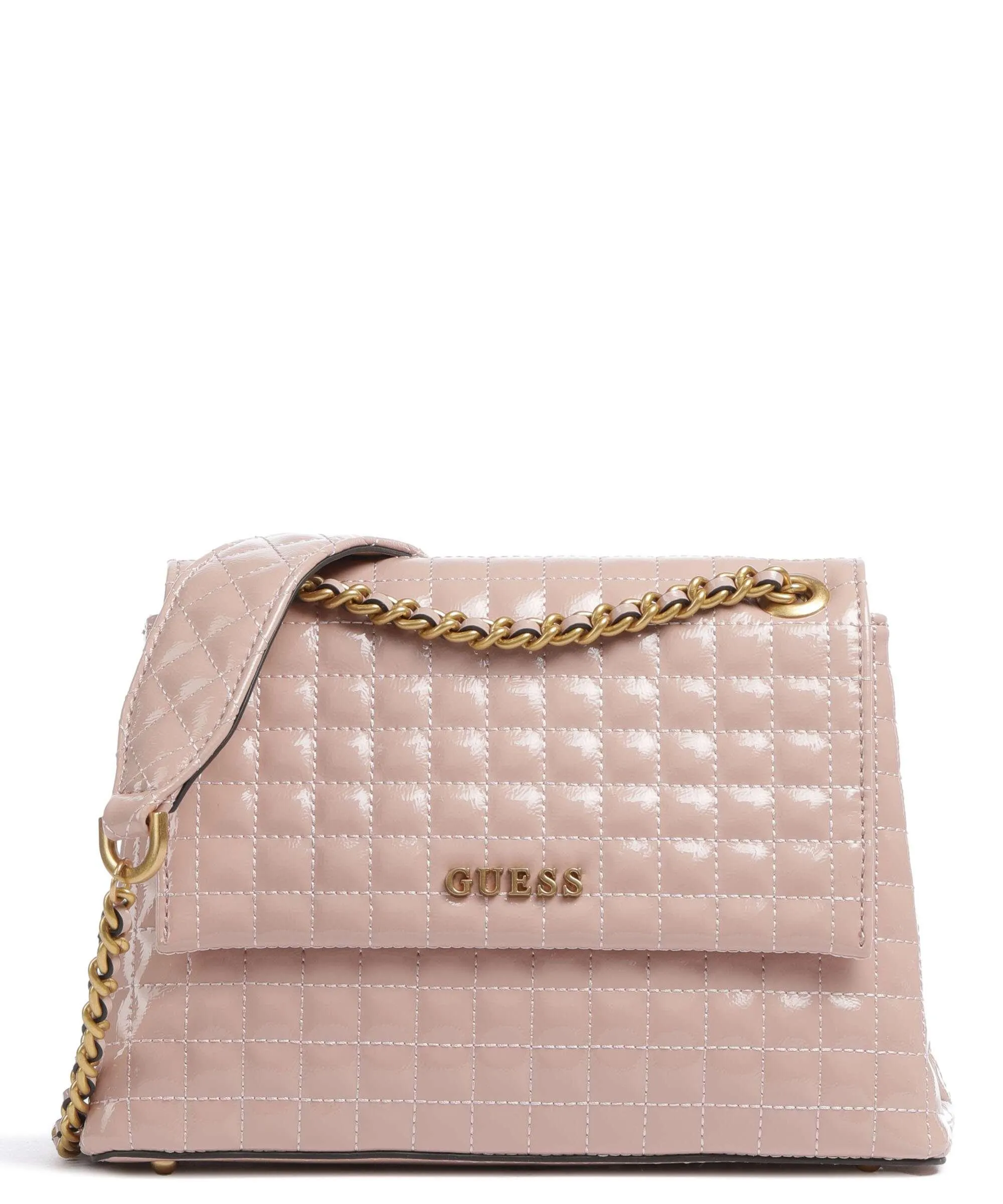  Guess Tia Borsa a spalla pelle sintetica rosa antico  