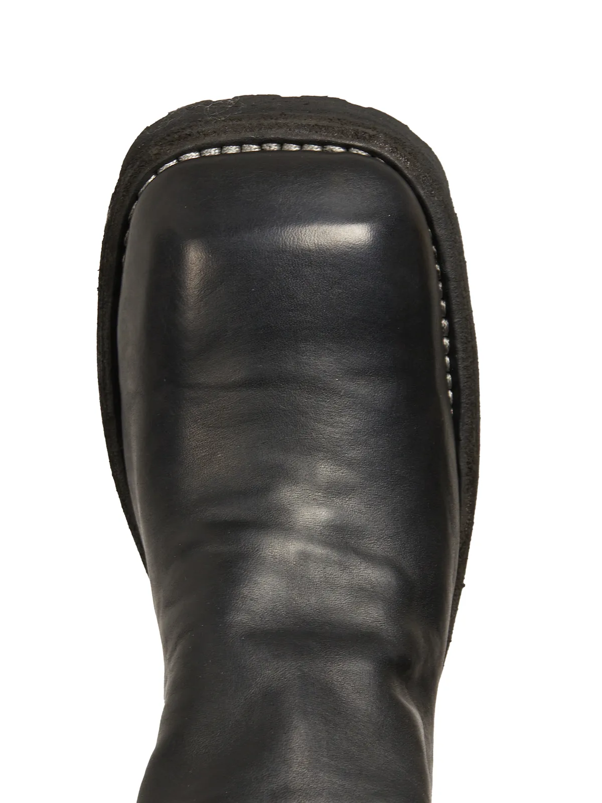 GUIDI  STIVALE ALLACCIATO IN PELLE CON ZIP 