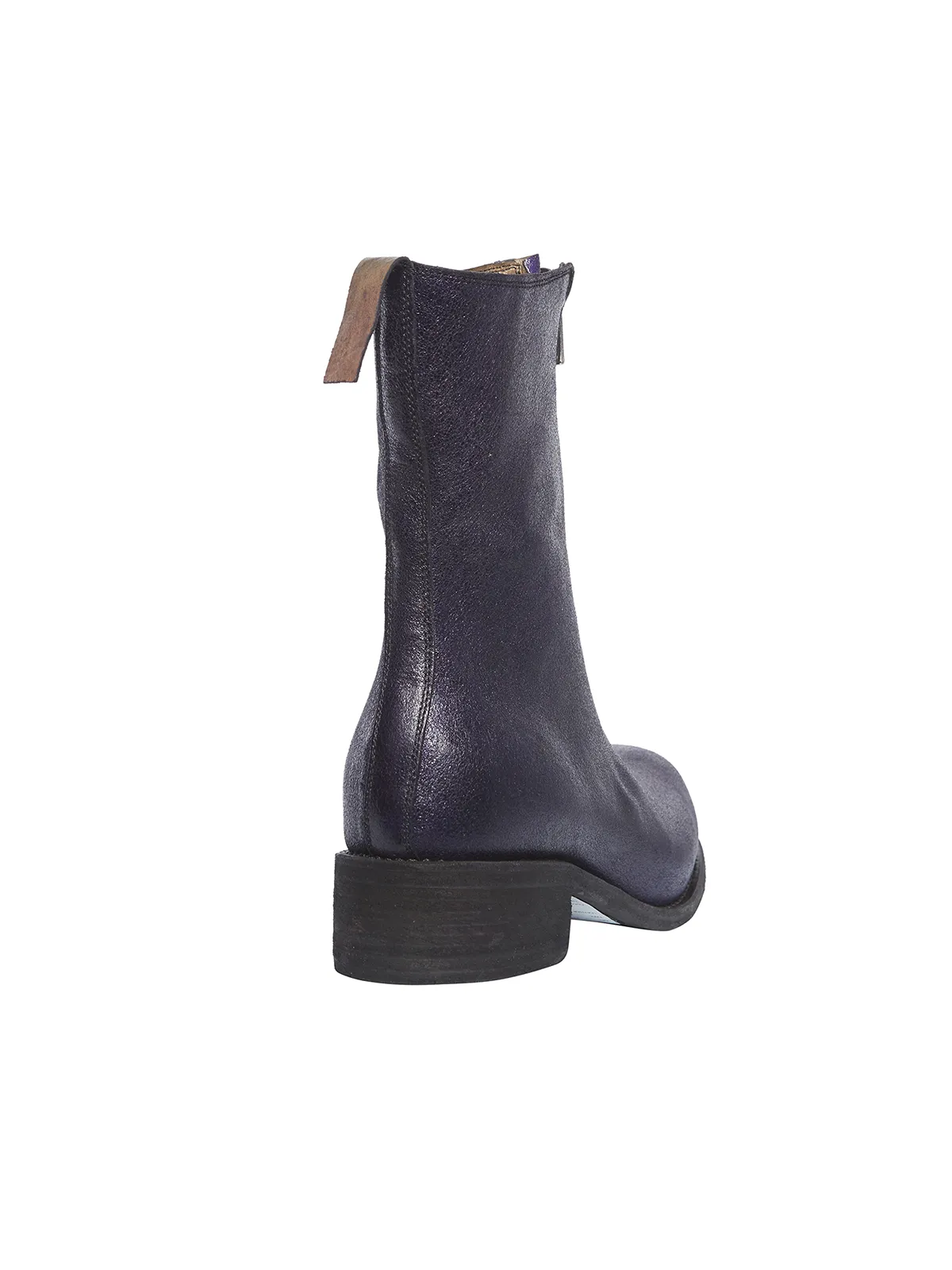 GUIDI  STIVALE IN PELLE CON ZIP 